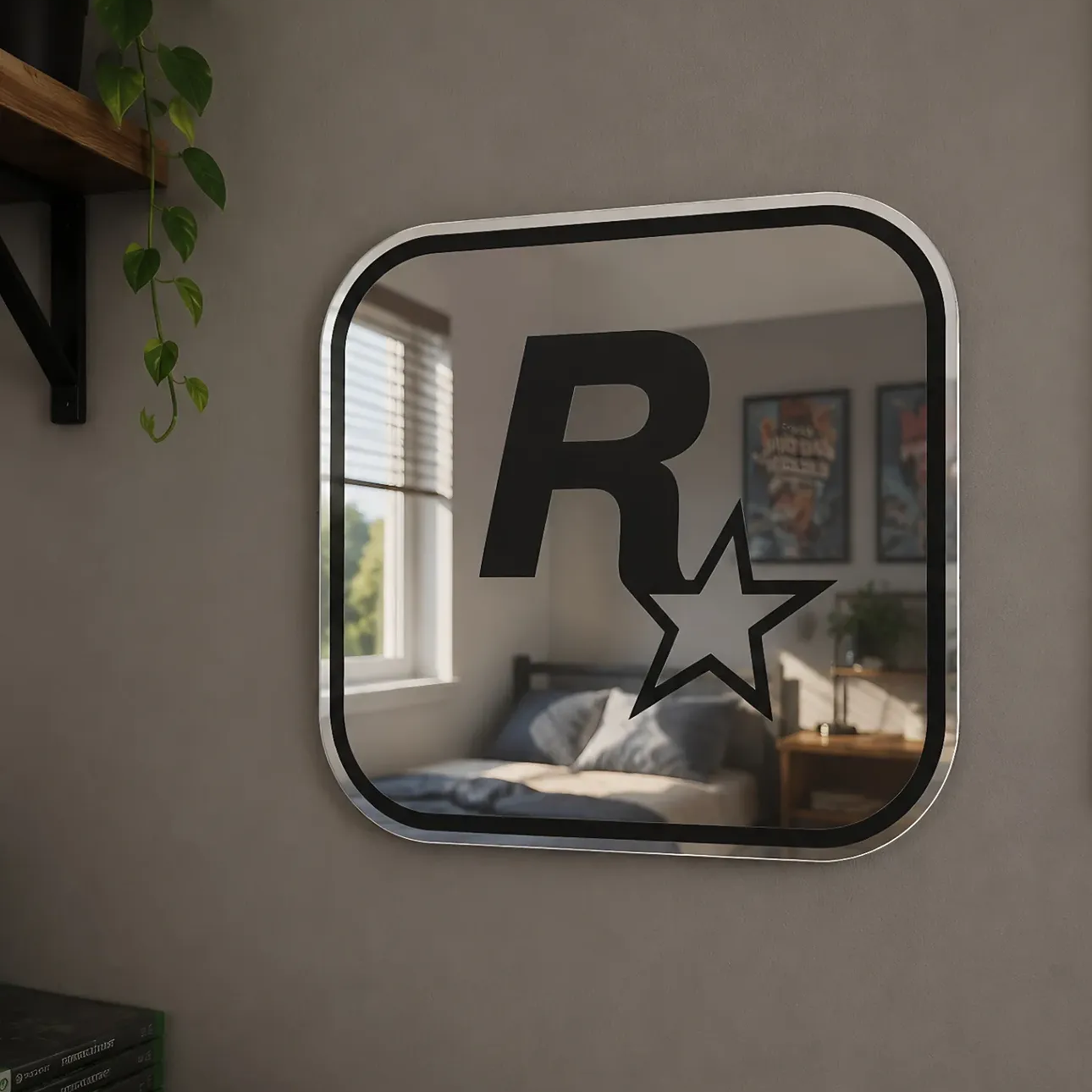 Gamer mirroir Rockstar GTA