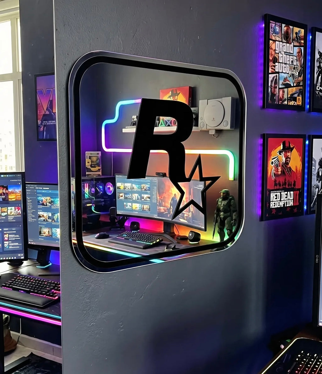 Gamer mirroir Rockstar GTA