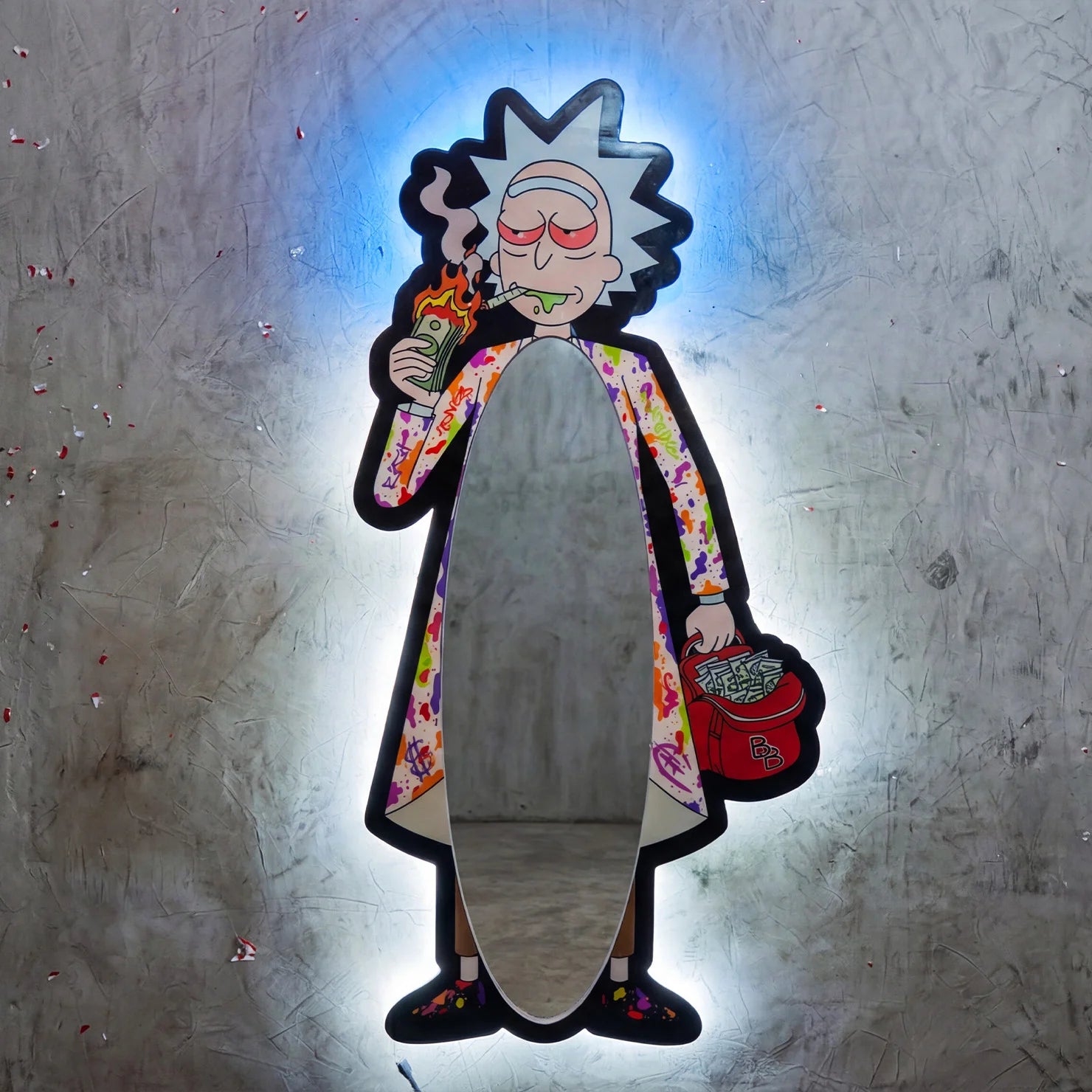 Rick & Morty Mirror 140*60 cm