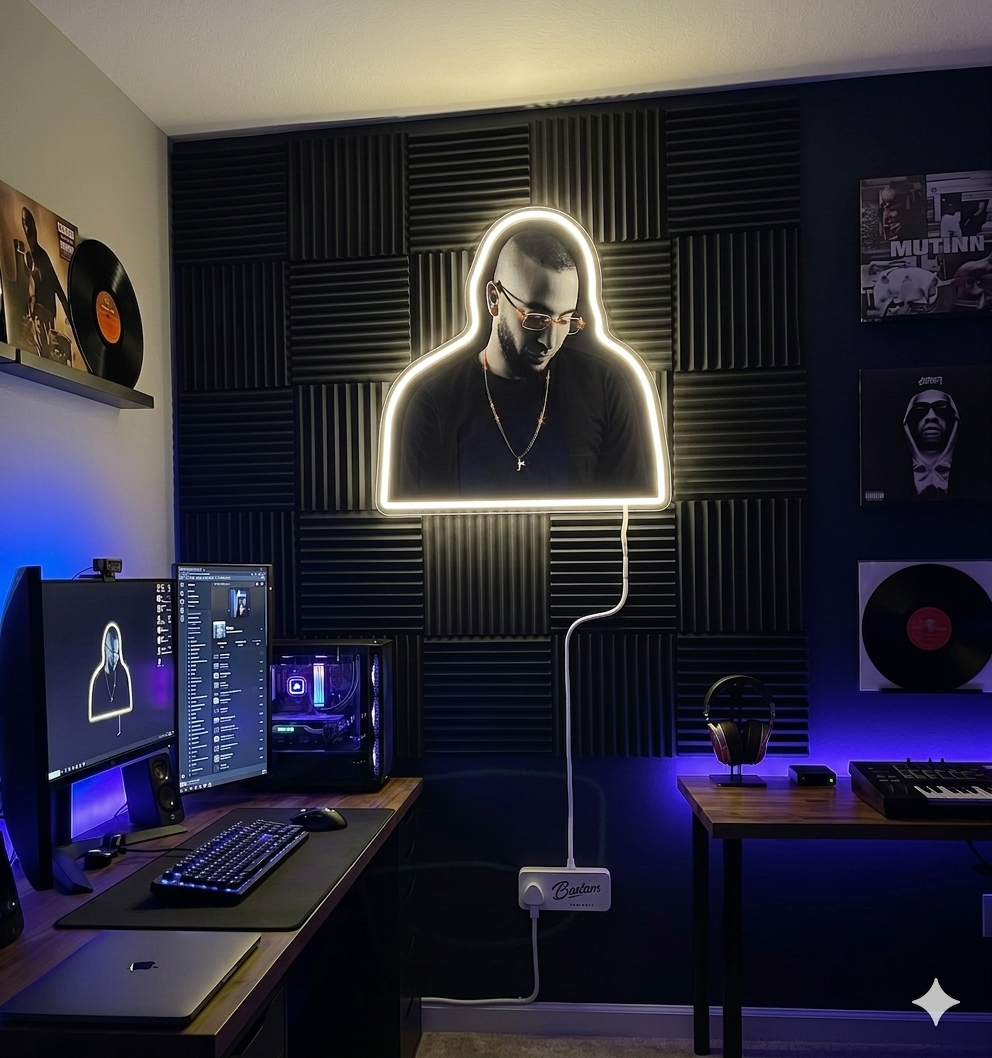 Poster neon led gga