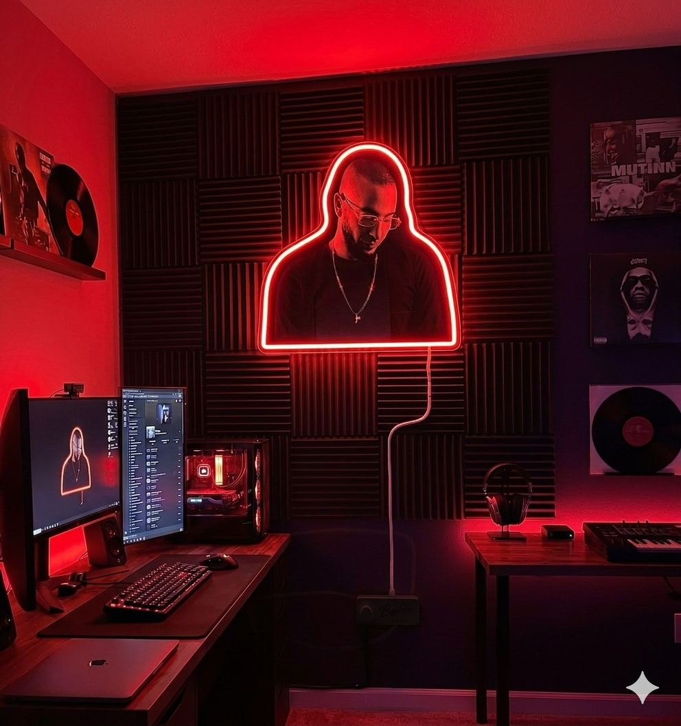 Poster neon led gga