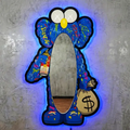 KAWS Graffiti Blue Mirror 140*60 cm